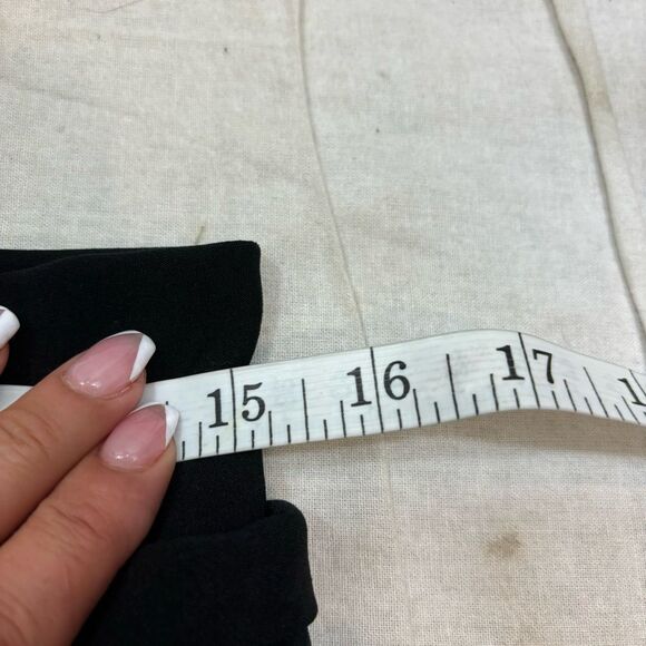 Ladies Maze Brand Black Paper‎ bag Style Skirt with Matching Belt Size Large - Picture 7 of 9